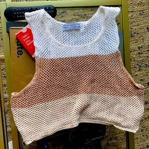 Urban outfitters crotchet crop top